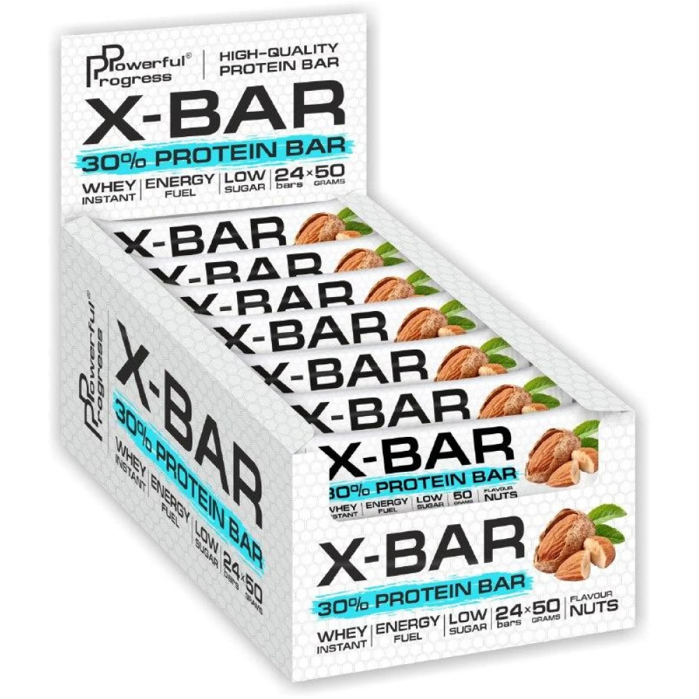 Powerful Progress X-Bar 30% Protein Bar 24x50g