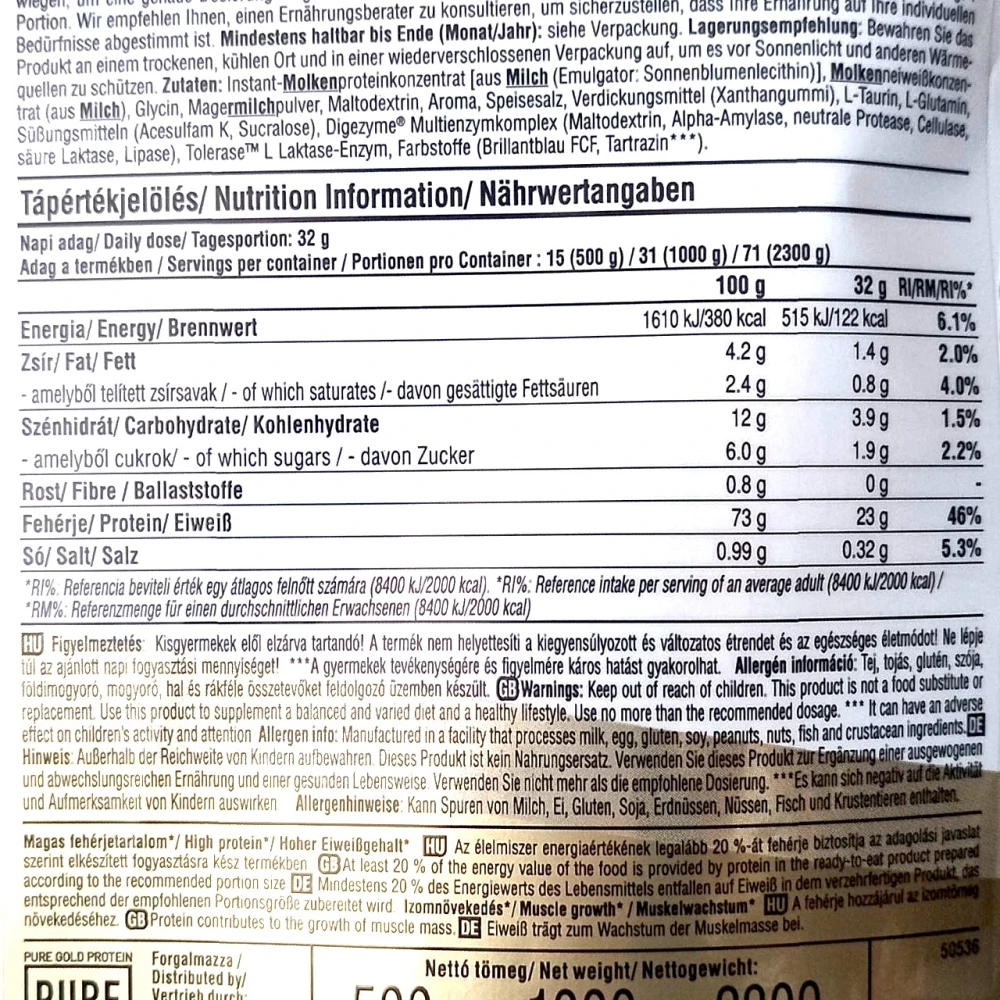 PureGold Compact Whey Protein