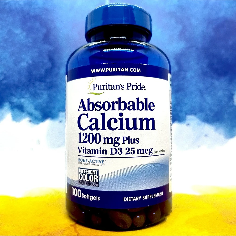Puritans Pride Absorbable Calcium with Vitamin D3