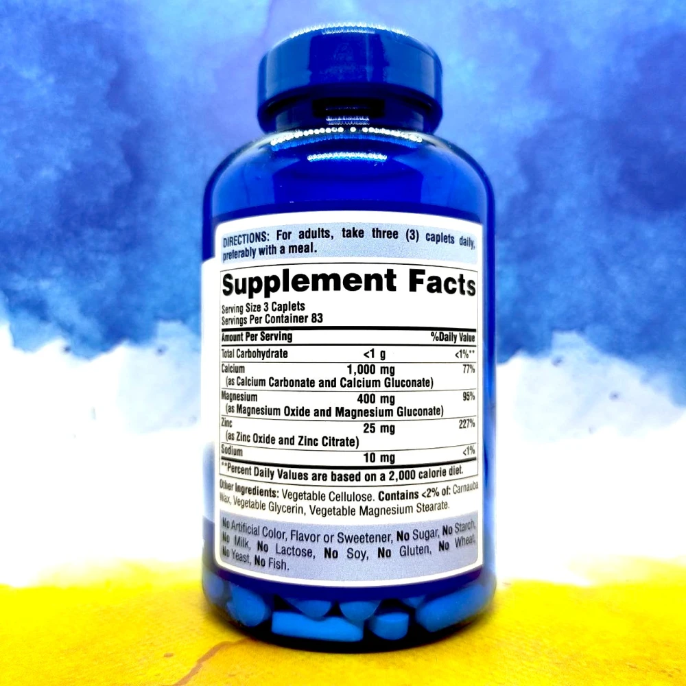 Puritans Pride Chelated Calcium Magnesium Zinc