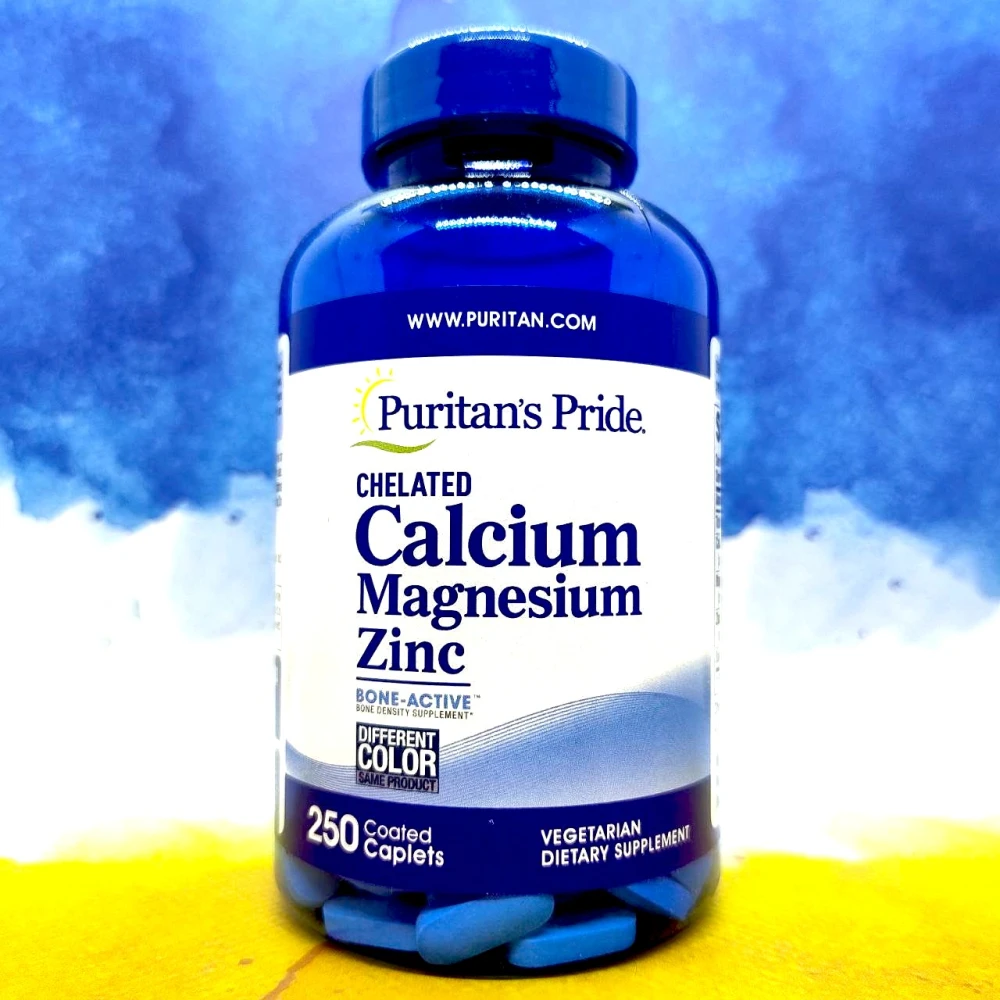 Puritans Pride Chelated Calcium Magnesium Zinc