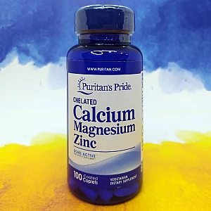 Puritans Pride Chelated Calcium Magnesium Zinc