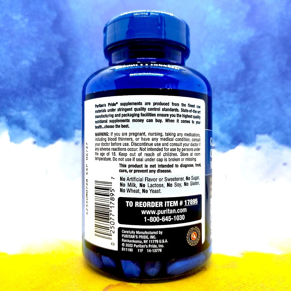 Puritans Pride Glucosamine Chondroitin MSM 2 Per Day