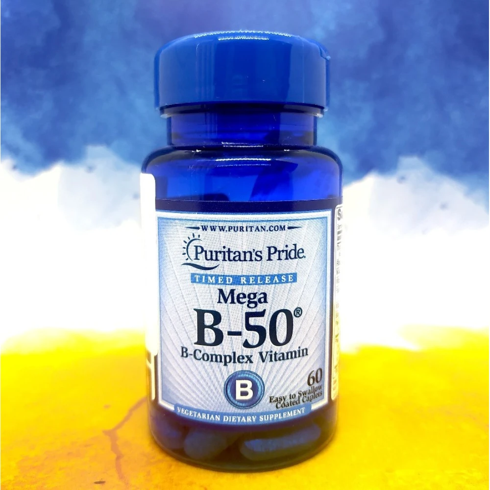 Puritans Pride Mega B-50 B-Complex Vitamin
