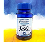 Puritans Pride Mega B-50 B-Complex Vitamin