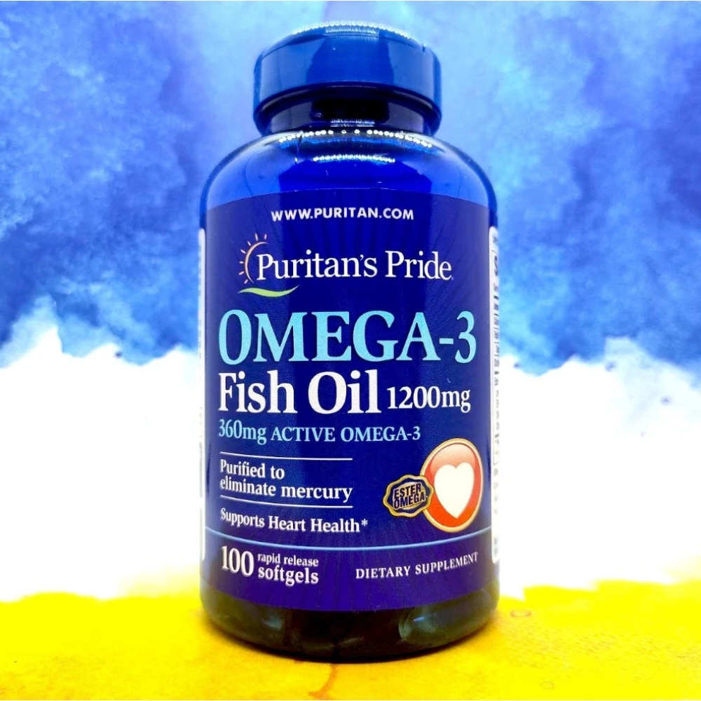 Puritan`s Pride Omega 3 Fish Oil 1200 мг