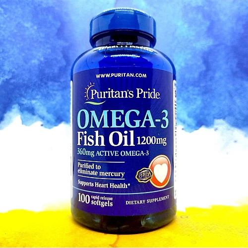Фото Puritan`s Pride Omega 3 Fish Oil 1200 мг