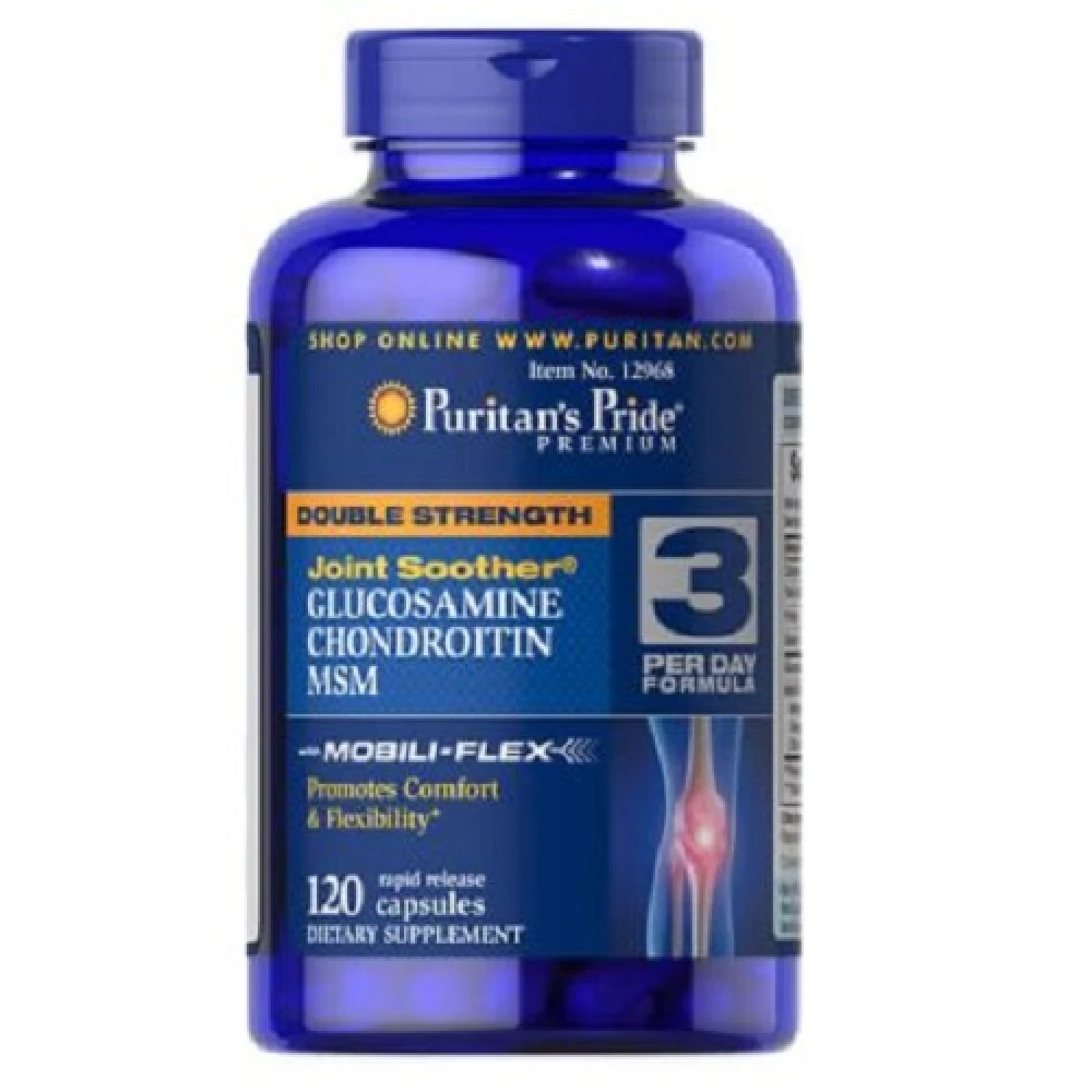 Puritans Glucosamine Chondroitin MSM 3 Per Day