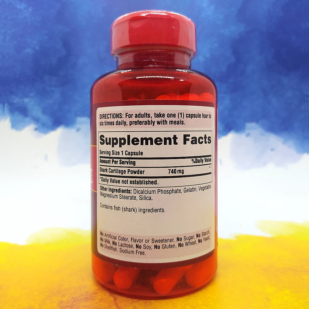 Puritans Pride Shark Cartilage 740 mg