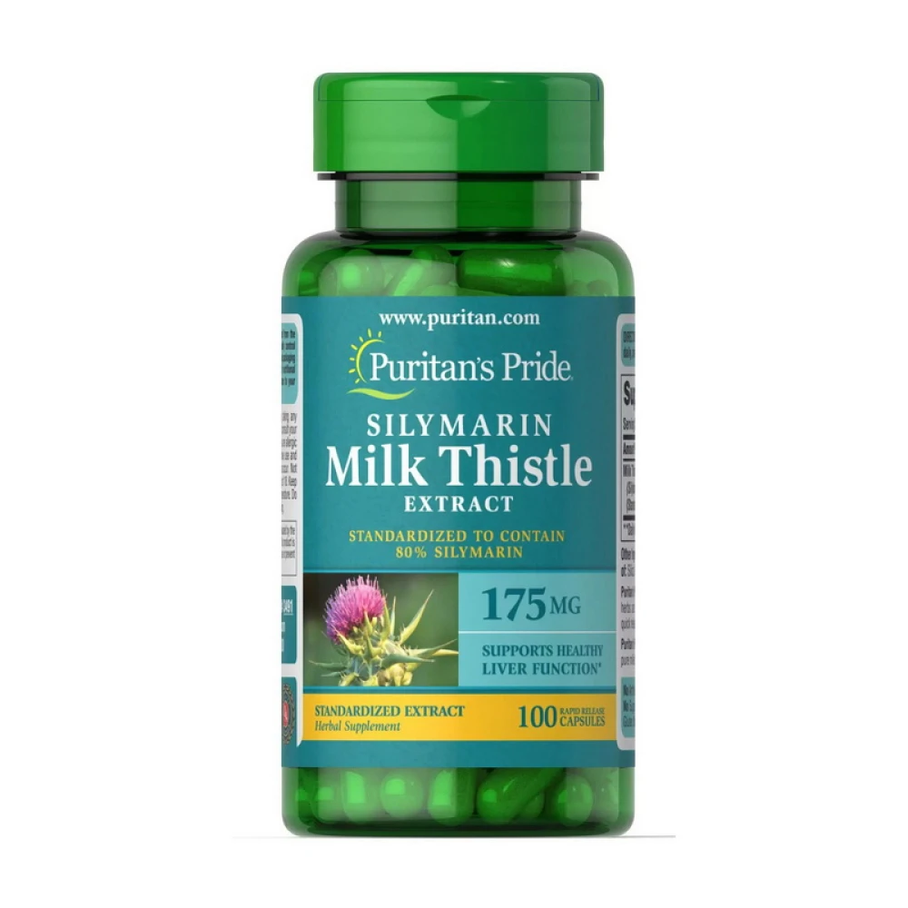 Puritans Pride Silymarin Milk Thistle Extract 175 mg
