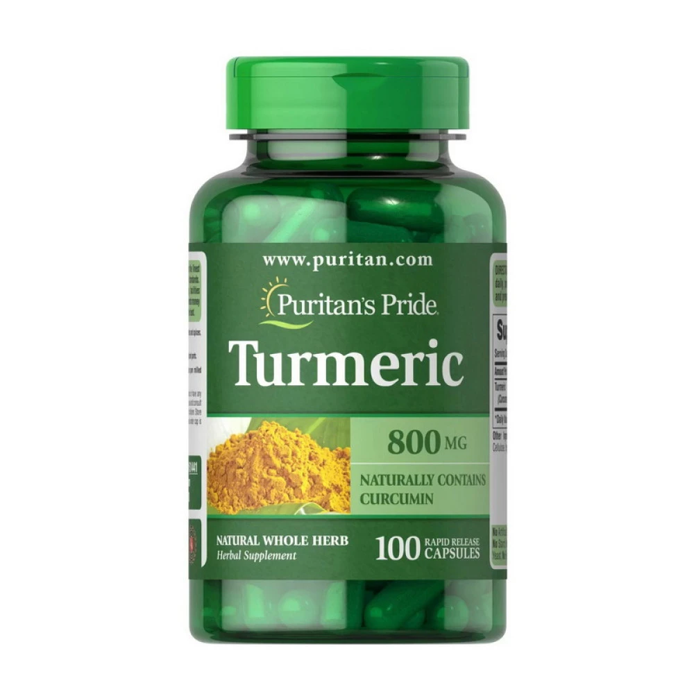 Puritan's Pride Turmeric 800 mg 100 капсул