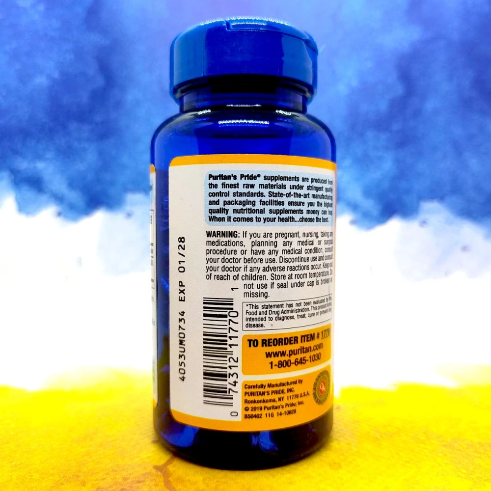 Puritan's Pride Vitamin E-400 IU 100 капсул