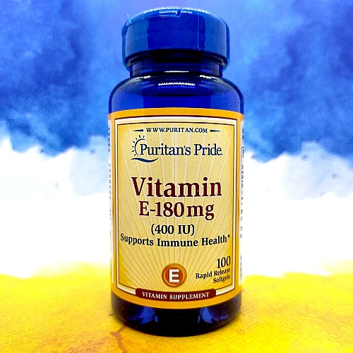 Фото Puritan's Pride Vitamin E-400 IU 100 капсул