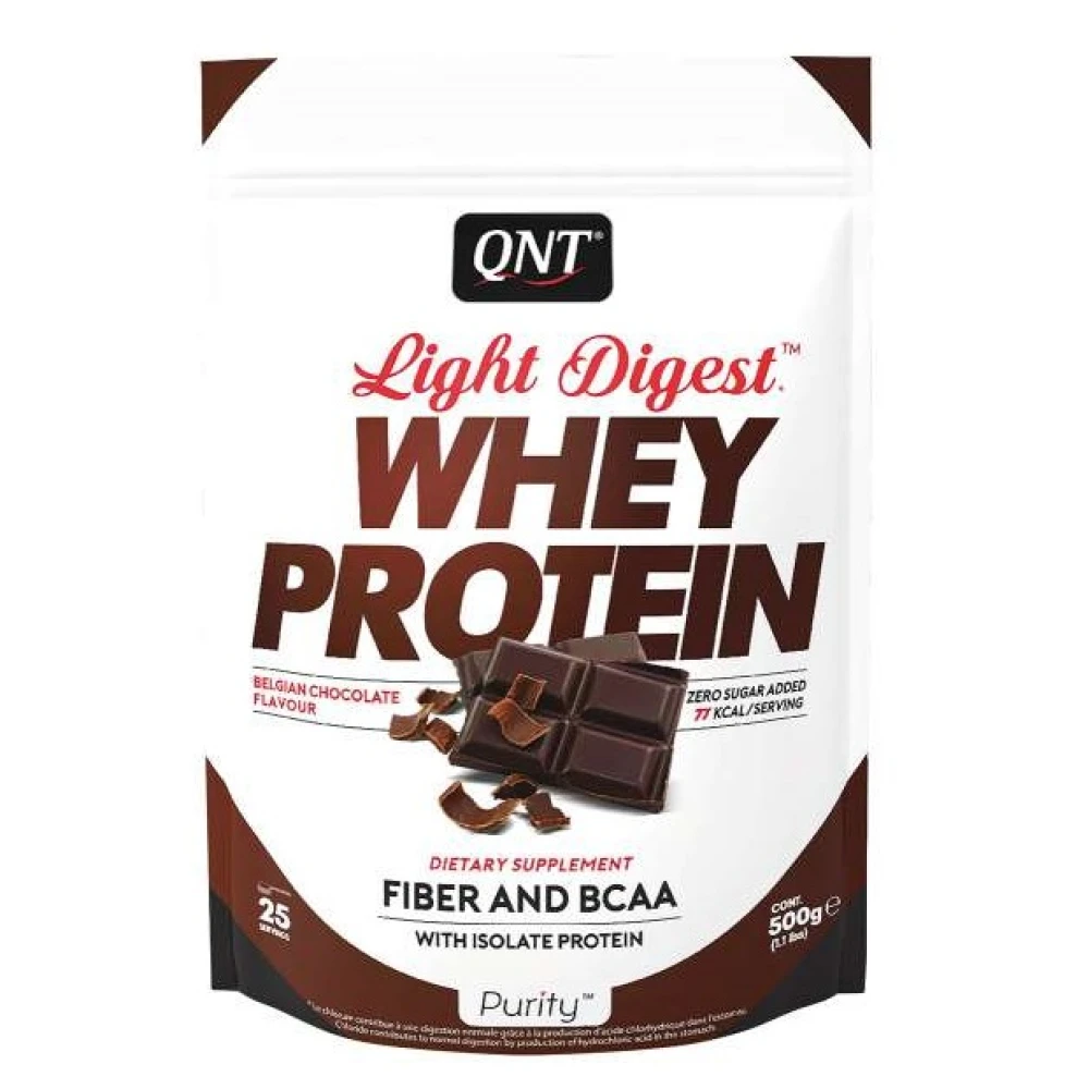 QNT Light Digest Whey Protein 500 грам, Salted caramel (солона карамель)