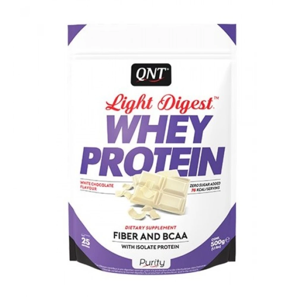 QNT Light Digest Whey Protein 500 грам, Salted caramel (солона карамель)