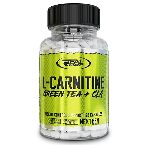 Фото Real Pharm L-Carnitine Green Tea + CLA 90 капсул