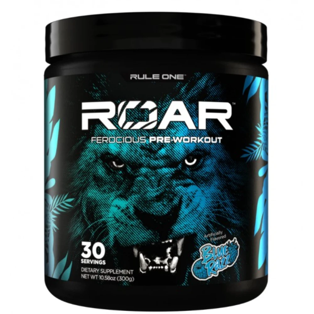 Rule 1 Roar 30 порцій 30 порцій, Blue Raspberry (блакитна малина)