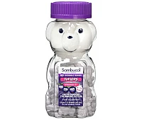 Sambucol Black Elderberry Chewable Teddies For Kids + Vitamin C