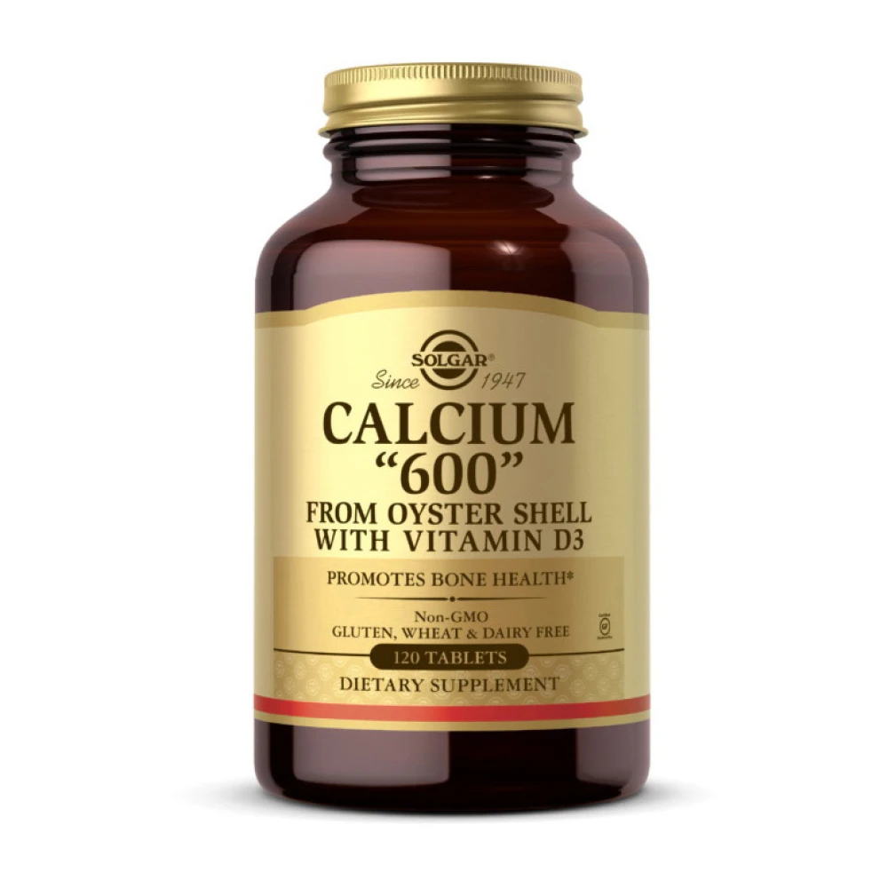 Solgar Calcium 600 From Oyster Shell with vitamin D3