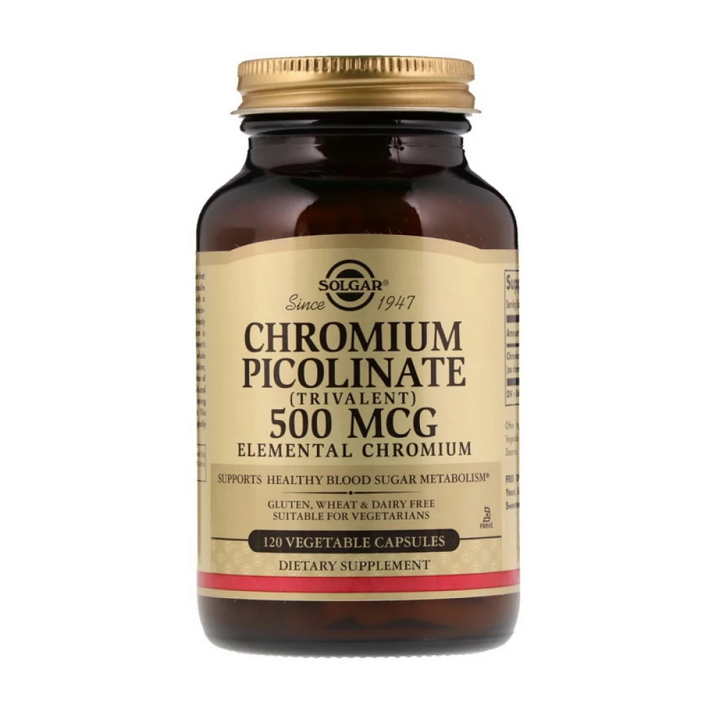 Solgar Chromium Picolinate 500 mcg
