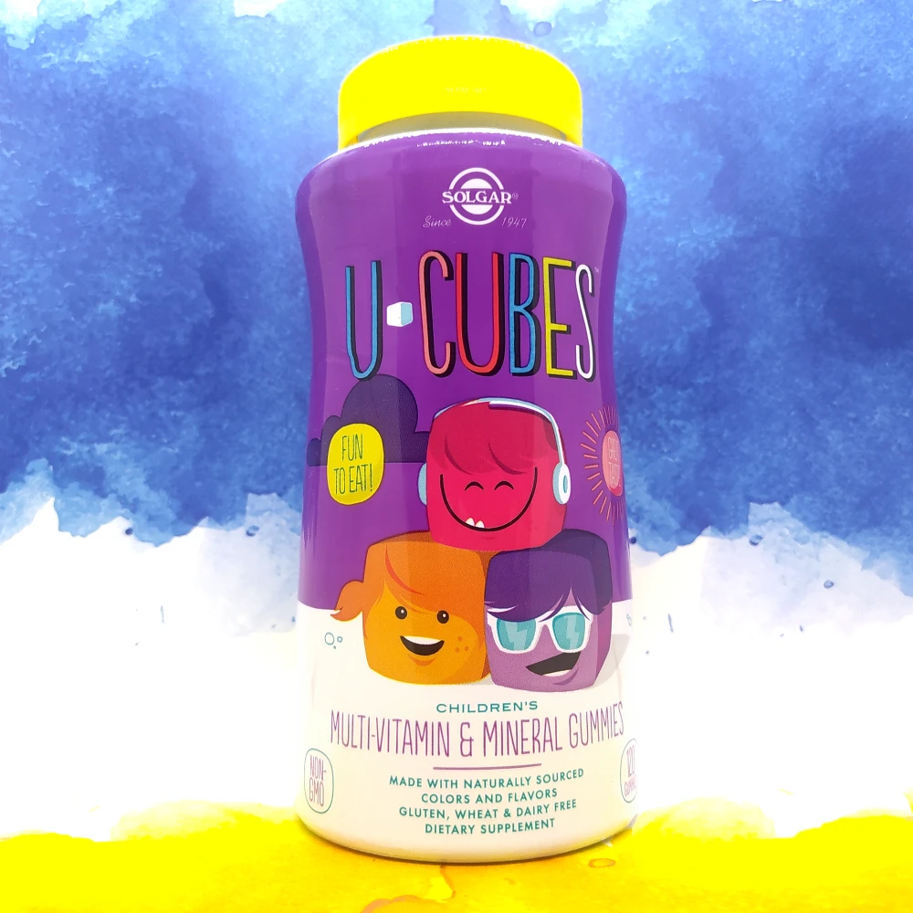 Solgar U-Cubes Children's Multi-Vitamin & Mineral 120 желеек