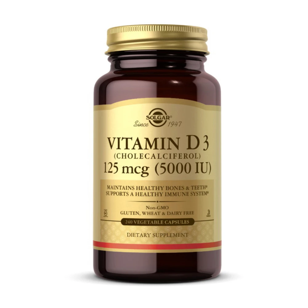 Solgar Vitamin D3 5000 МЕ