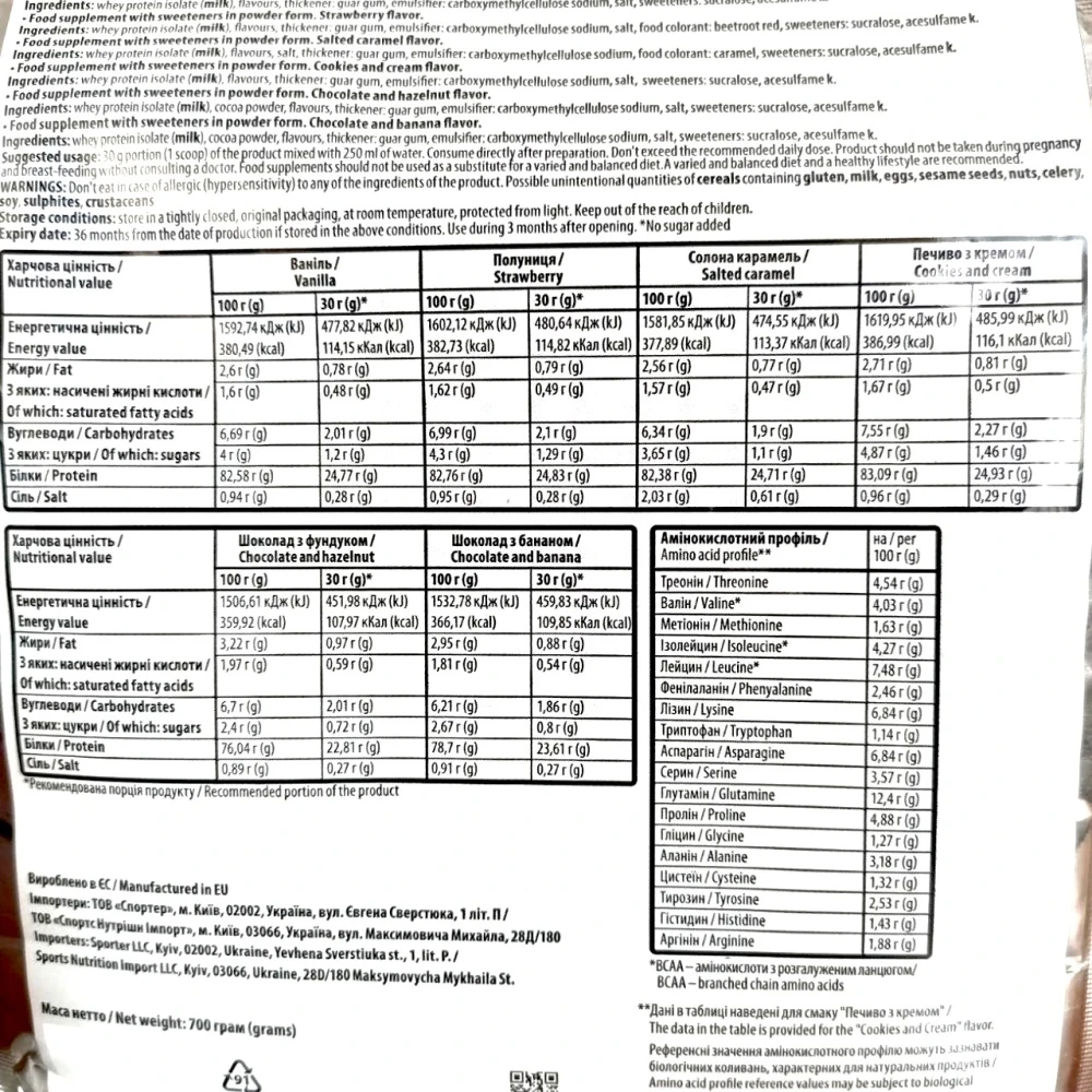 Sporter 100% Isolate
