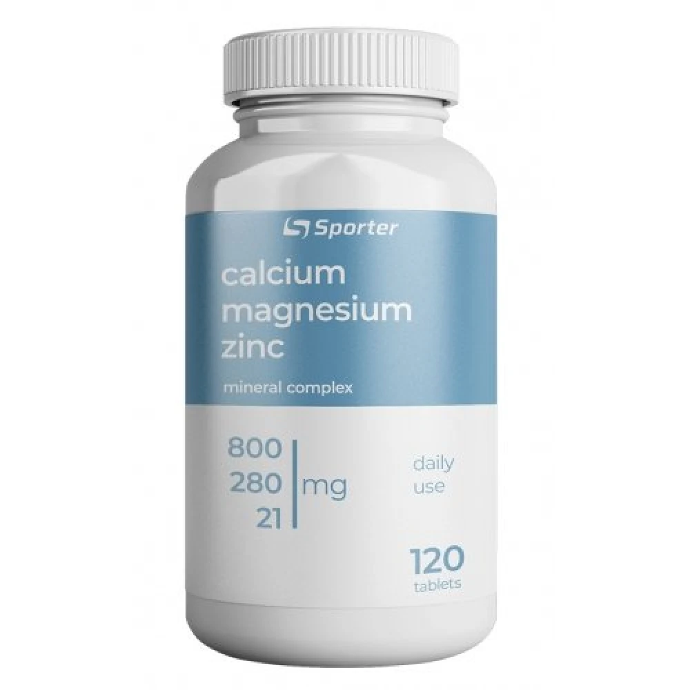 Sporter Calcium magnesium zinc 120 таблеток