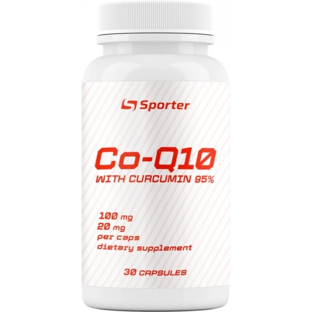 Sporter Coenzyme Q10 -100 мг + curcumin 30 капсул