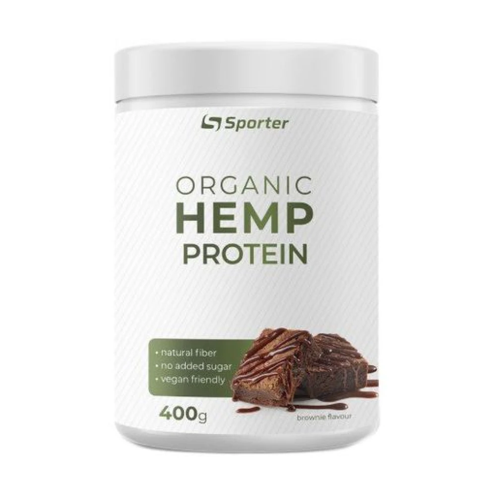 Sporter Hemp Protein 280 грам, Chocolate Brownie (шоколадне тістечко)