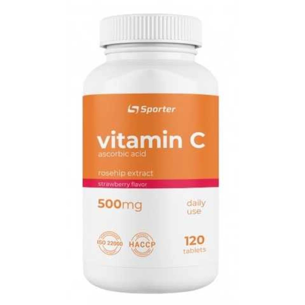 Sporter Vitamin C 500 mg with rosehip 120 таблеток