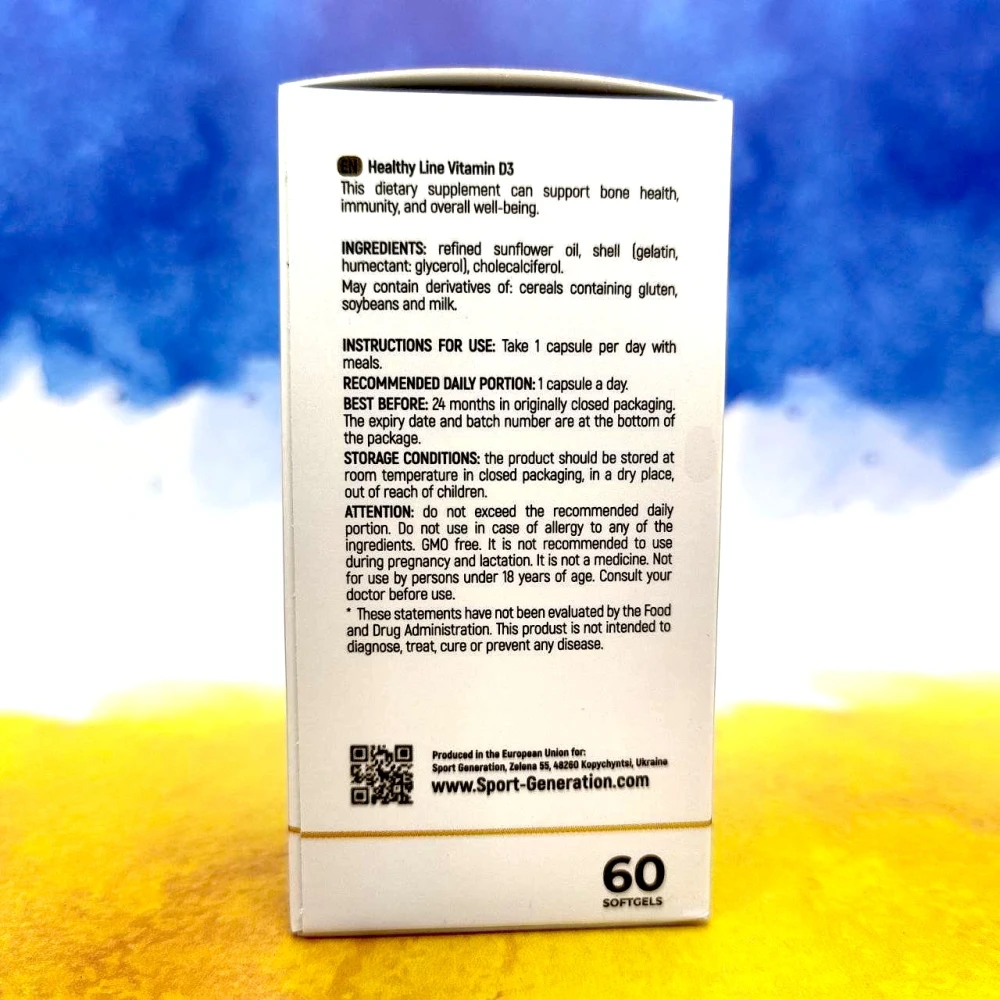 Sport Generation Vitamin D3 4000 IU
