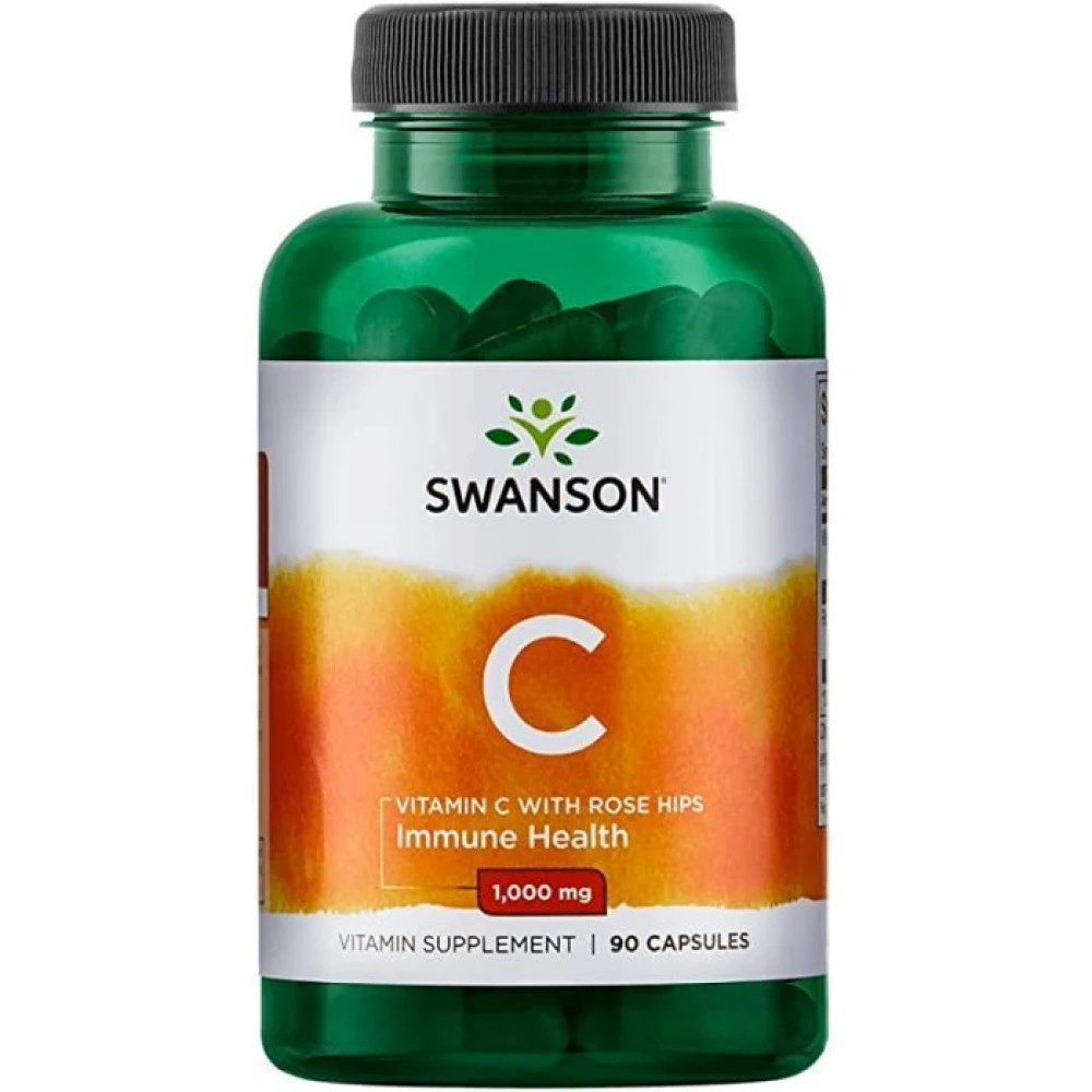 Swanson Vitamin C 90 капсул
