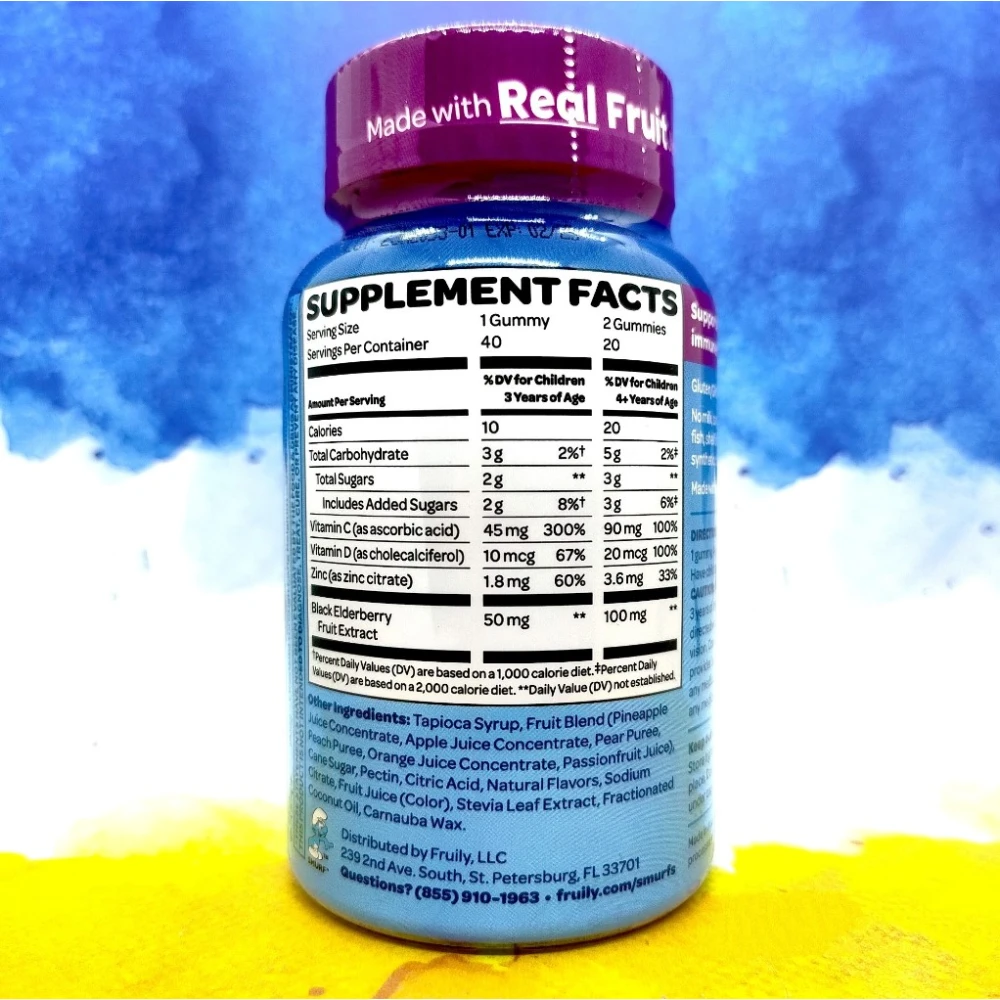 The Smurfs Kids Gummy Immune Defence 40 желейок