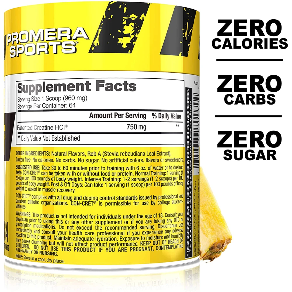 ProMera Sports CON-CRET Creatine HCL креатин гідрохлорид
