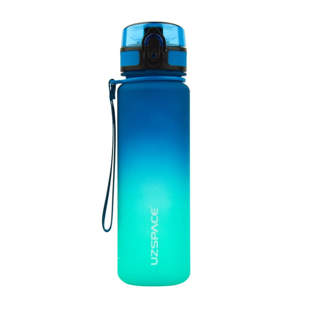 Uzspace Gradient Waterbottle 1000 мл, Зеленовато-голубой (teal)