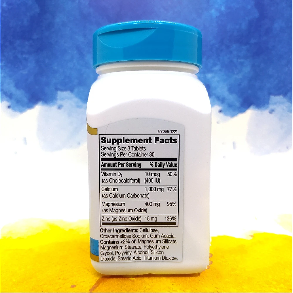 21 Century Calcium Magnesium Zinc D3