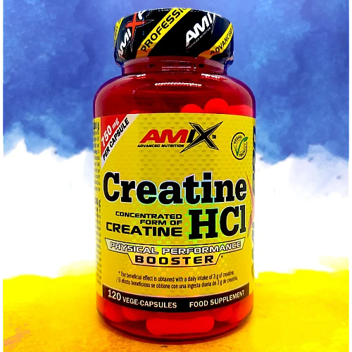 Фото Amix Creatine HCL 120 капсул
