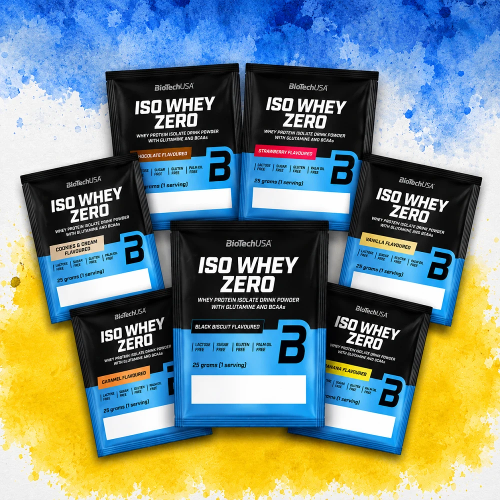 BioTech USA Iso Whey Zero lactose free 454 грам, MIX (різні смаки)