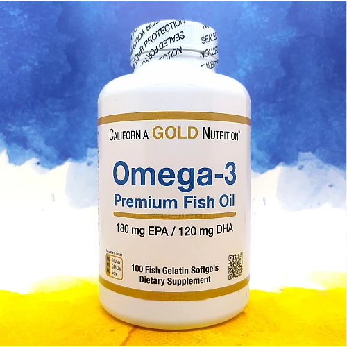 Фото California Gold Nutrition Omega-3 Fish Oil 100 капсул