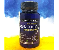 Earths Creation Sublingual Melatonin 5 mg B-6