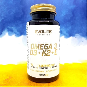 Evolite Nutrition Omega 3+D3+K2MK7+E