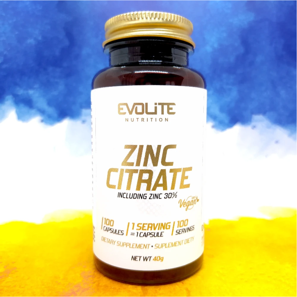 Evolite Nutrition Zinc Citrate 100 капсул