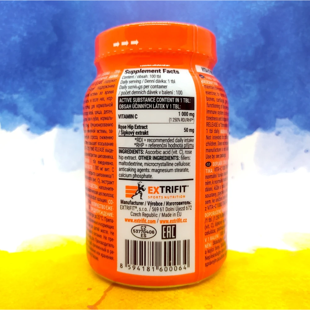 Extrifit Vita-C Time Release 1000 mg 100 таблеток