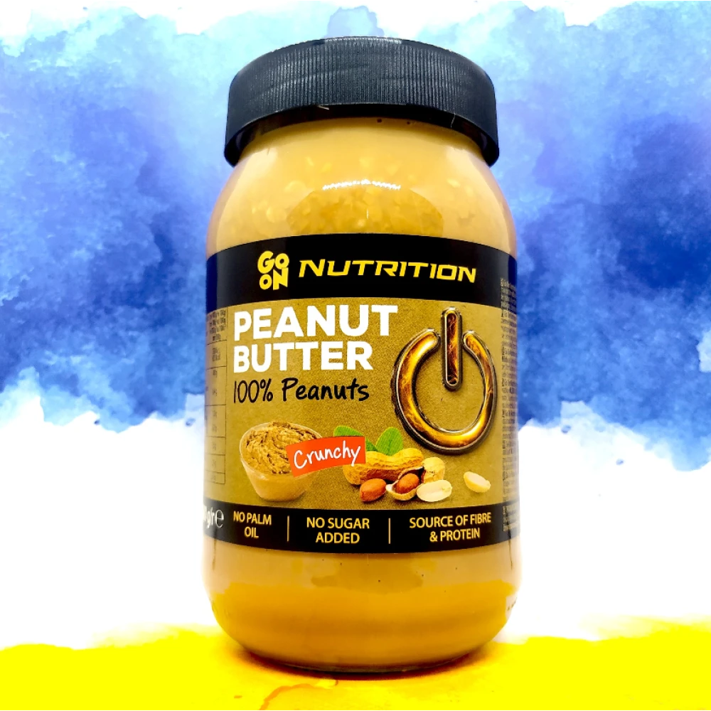 Go On Nutrition Peanut Butter 900 грамм, Crunchy (хрустящий)