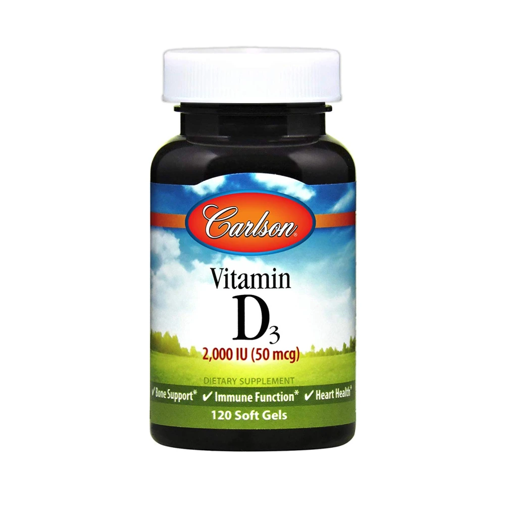 Carlson Labs	Vitamin D3 2000 IU (50 mcg)