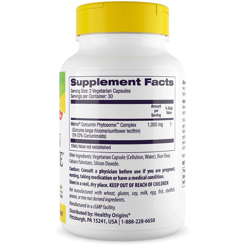 Healthy Origins Curcumin Phytosome 500 mg