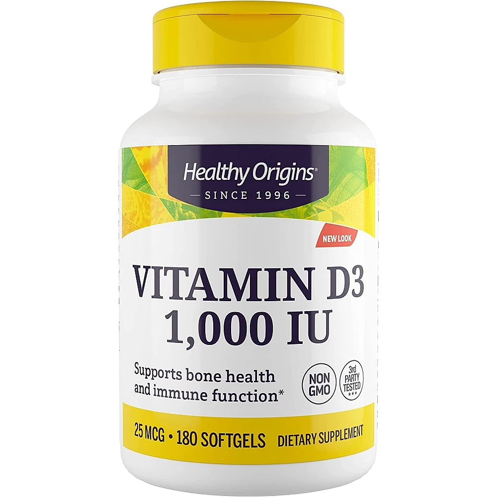 Healthy Origins Vitamin D3 1000 МЕ