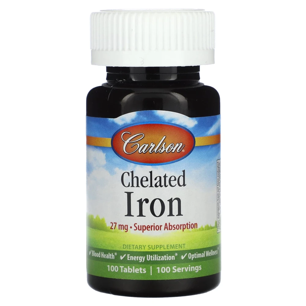 Carlson Labs Chewable Iron 27 mg