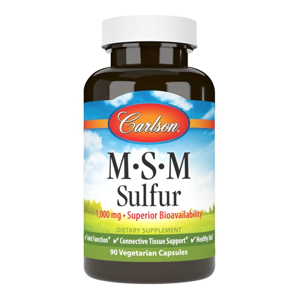 Carlson Labs MSM Sulfur 1000 mg 180 капсул